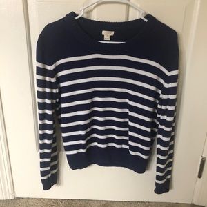 J Crew striped sweater
